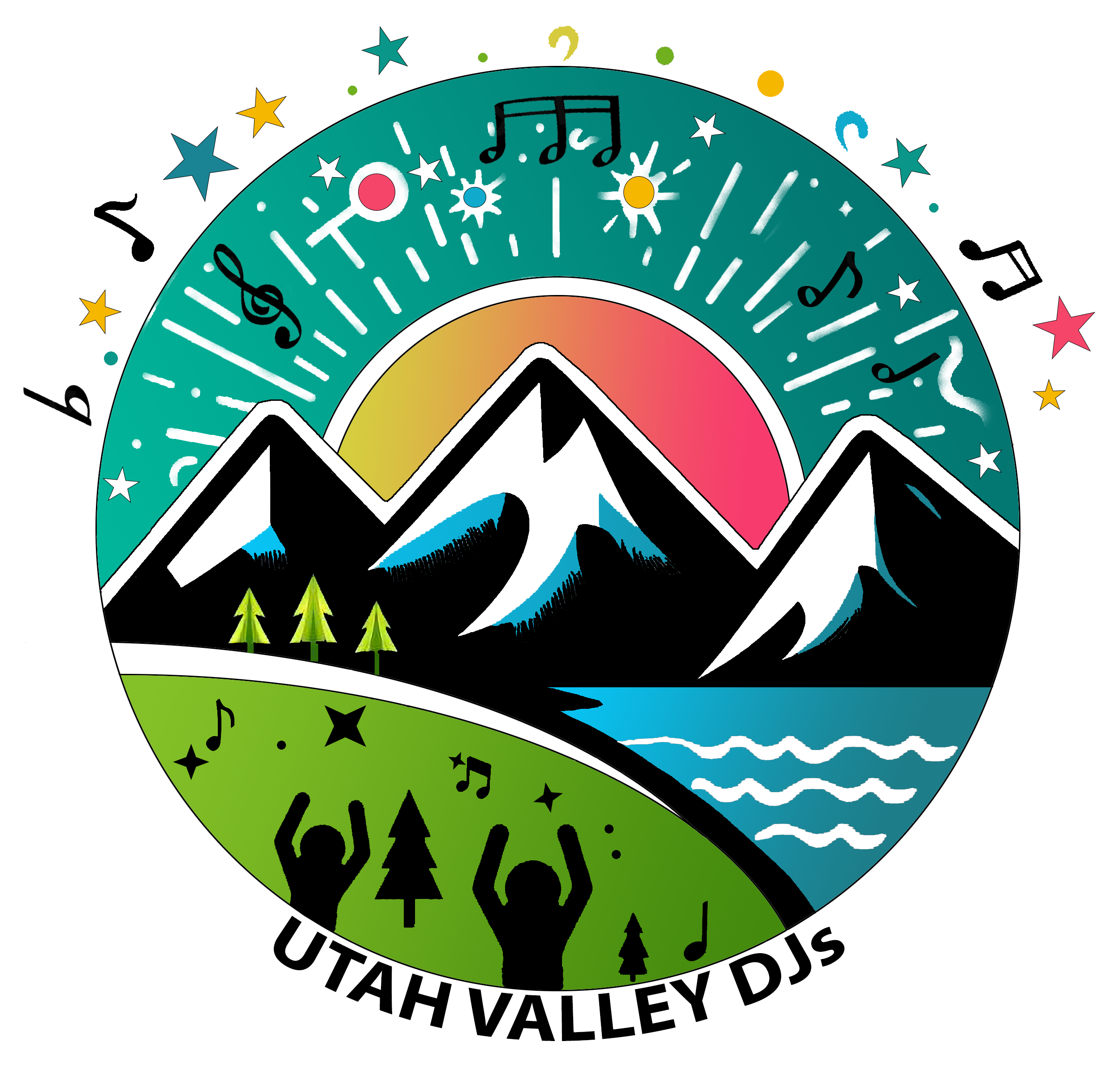 Utah Valley DJs logo